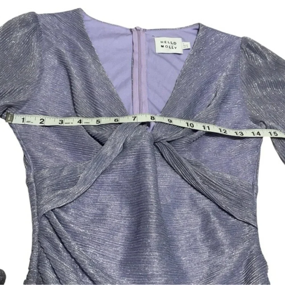 Hello Molly Magical Spell Mini Dress Lilac Size 4‎ | Ruffle Party Cocktail Dress
